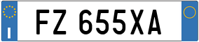 Truck License Plate